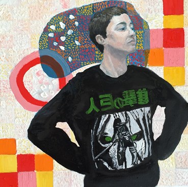 Painting, Makan Negahban, Meg/Grid, 2016, 77104