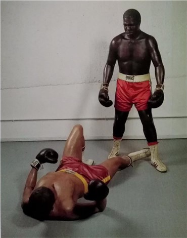 Sculpture, Duane Hanson, ‏In Honor of Muhammad Ali, 1970, 22202