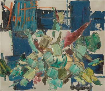 Painting, Manoucher Yektai, Blue Tablecloth, 1952, 17291