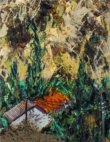 Painting, Alireza Adambakan, Pol-e Khab 1, 2017, 25424