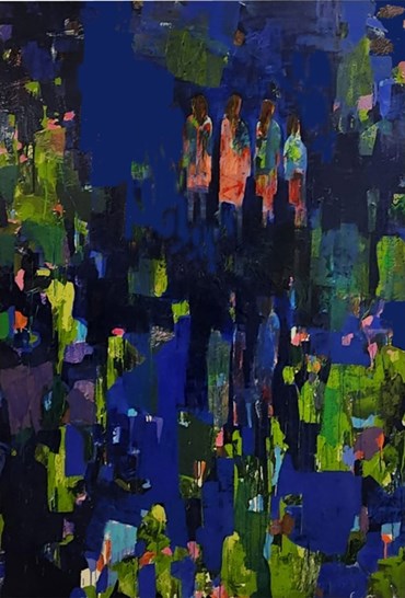Painting, Leily Derakhshani, The Ocean of Love, 2023, 69734