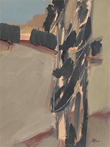 Painting, Sohrab Sepehri, Untitled, 1960, 18585