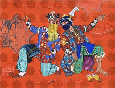 Painting, Seyed Hossein Fasih, Sefat, 2009, 2122