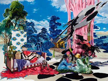 Painting, Sanam Saye Afkan, Suspended Vista of A Picnic, 2025, 81567