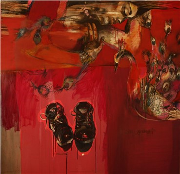 Painting, Azadeh Etebarian, No One Is around So, Let's Steal the Life, 2010, 2113