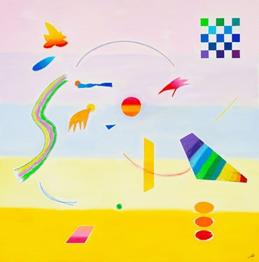 Painting, Nazgol Nayeri, Last Footprint of the Man Who Left, 2024, 73276