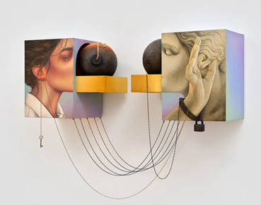 Painting, Arghavan Khosravi, A Conversation, 2025, 82170