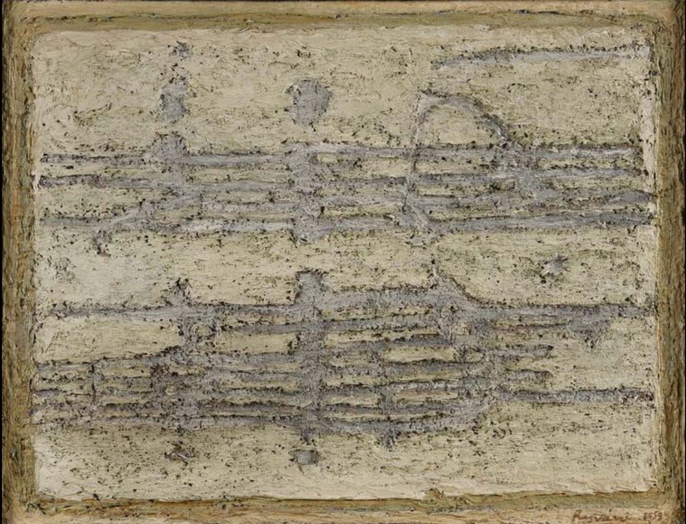 Cyrus Rezvani, Abstract Composition, 1959