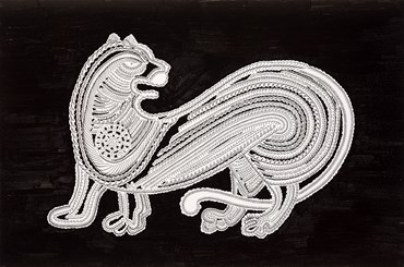 Painting, Mina Masoumi, Lion II, 2022, 64304