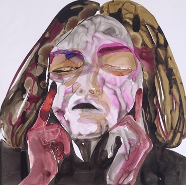 Painting, Golnar Tabibzadeh, Her Cheekbones, 2022, 73445