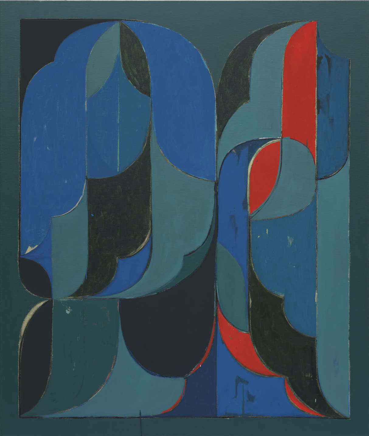 Kamrooz Aram, Untitled (Arabesque Composition), 2021