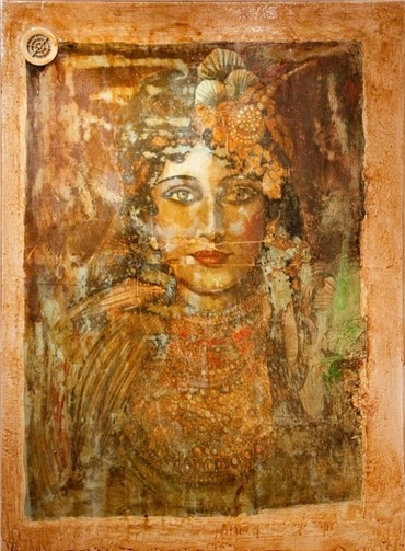 Painting, Ghasem Hajizadeh, Unknown Princess, 2004, 6129