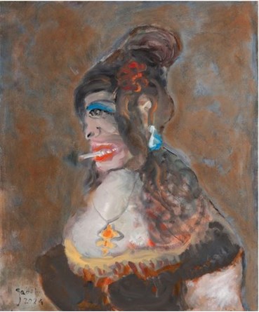 Painting, Hoseinali Zabehi, Mrs. Boss, 2024, 75772