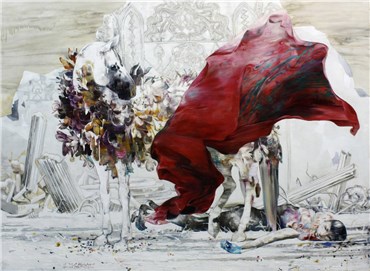 Painting, Omid Hallaj, Untitled, 2015, 27135