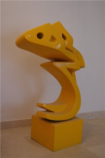 Sculpture, Parviz Tanavoli, Heech Lovers, 2007, 66