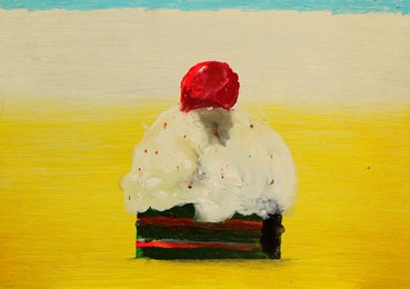 Painting, Hassan Mousavi, Cake, 2020, 62060