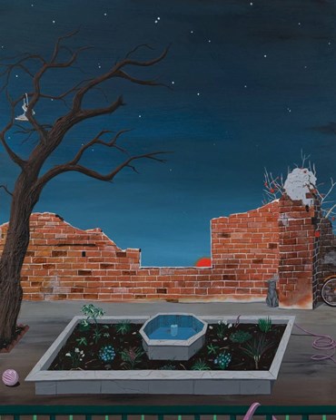 Painting, Azadeh Nia, When the Springtime Comes Again, 2023, 75275