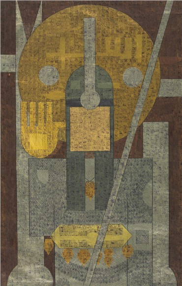 Painting, Faramarz Pilaram, Untitled (Composition 6), 1960, 8465