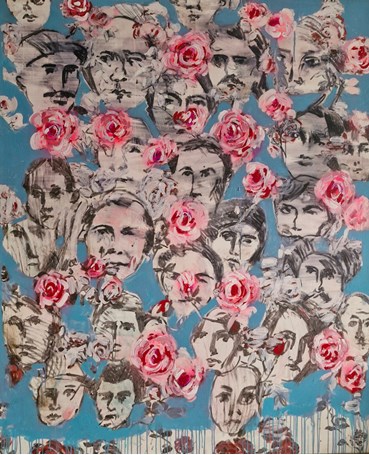 Painting, Shahram Karimi, In the Garden, 2024, 80568