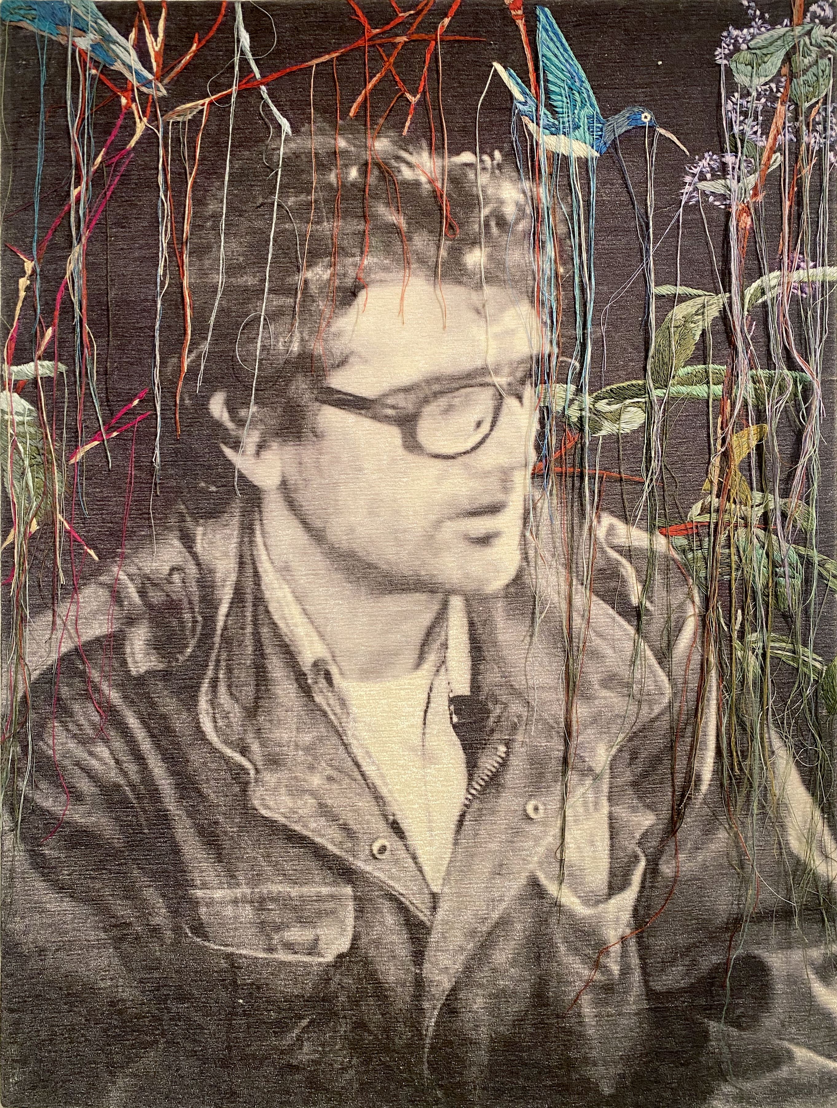 Rozita Sharafjahan, Portrait of Iranian Singer Mohammad Reza Shajarian, 2022