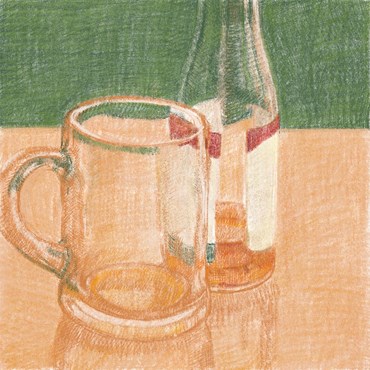 Neda Mirhosseini, Bottle and Glass, 2022, 0