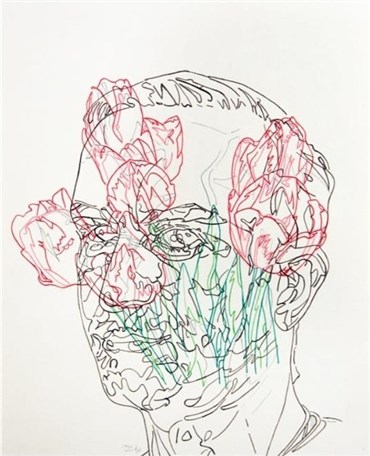 Drawing, Farsad Labbauf, Tulips Teeth, 2008, 25545