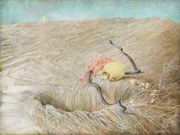 Painting, Omid Hallaj, Description of the Miracle, 2023, 76429