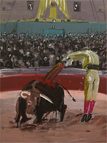 Painting, Hesam Rahmanian, You Fight So I Can Dance, 2010, 5540