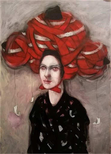 Painting, Mojgan Habiby, Untitled, 2016, 13705