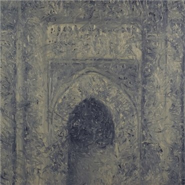 Painting, Farhad Moshiri, Mosque, 1999, 5389