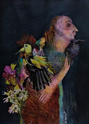 Painting, Mahsa Karimi, To Turn into a Bird, 2020, 47679