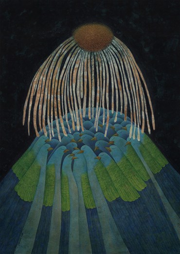 Painting, Maryam Lamei, The Thousand Silent Canaries, 2024, 78069