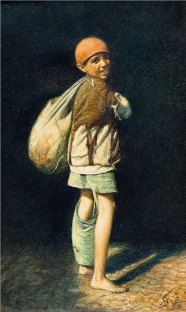 Works on paper, Jafar Petgar, Poor Boy, 1939, 6915