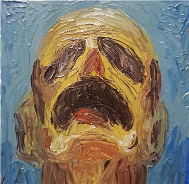 Painting, Milad Mousavi, Self-portrait, 2020, 29919