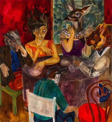 Painting, Golnar Tabibzadeh,  Attending, 2012, 73454