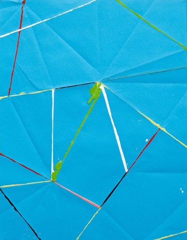 , Beat Zoderer, Fold & Dip (blue), 2018, 78411