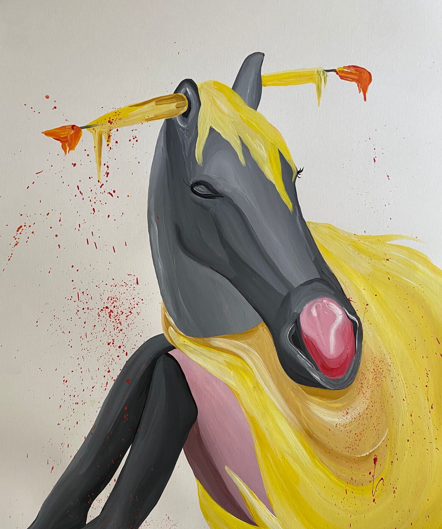 Niki FallahFar, Candel in the Wind, 2020