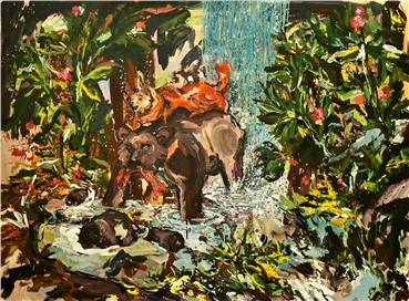Painting, Ramtin Zad, Hunting Big, 2011, 6260