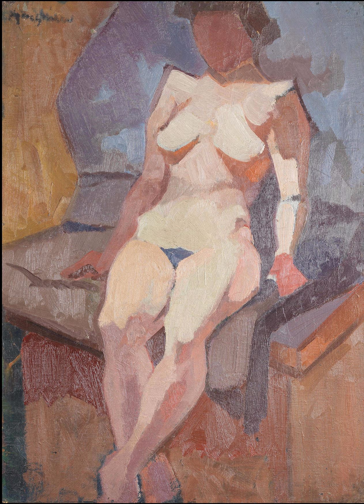 Marcos Grigorian, Seated, 1953