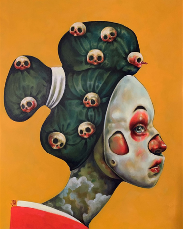 Painting, Afarin Sajedi, Mask, 2021, 42359