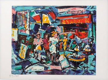 Printmaking, Bahman Borojeni, Untitled, 2000, 80189