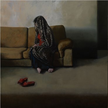 Painting, Amin Nourani, Confined Narrative, 2009, 38537