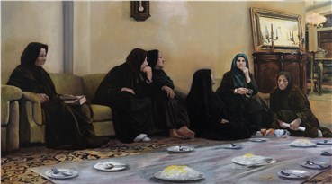 Painting, Amin Nourani, Next Day Supper No. 2, 2011, 38543