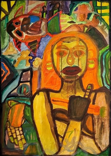 Painting, Kiyavash Danesh, Untitled, 2022, 77980