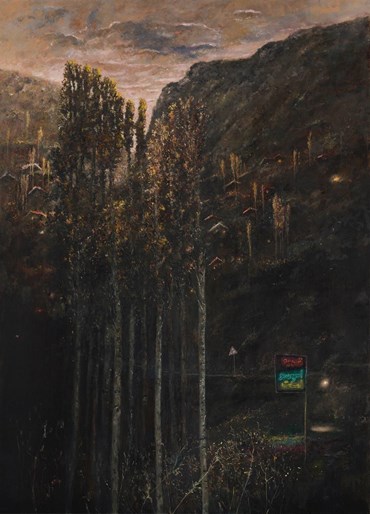 Painting, Shahou Babaie, White Polar in Evening Light, 2024, 76567