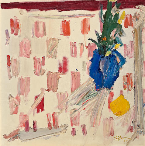 Manoucher Yektai, Blue Vase, 1964