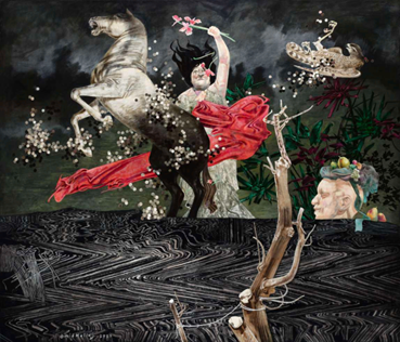 Painting, Omid Hallaj, Unfinished Celebration, 2025, 81561