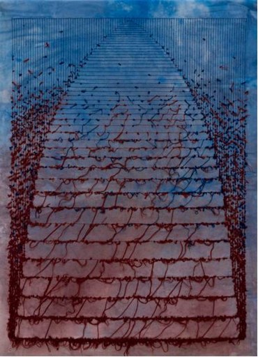 Maryam Abedi, Written in Stitch IV, 2024, 0