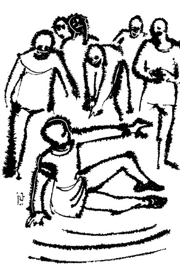 Illustrarion, Morteza Momayez, Illustration for Ketab, 1960, 42217