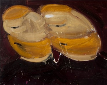 Painting, Amir Khojasteh, Studies of The Head of The Orange man, 2019, 19840